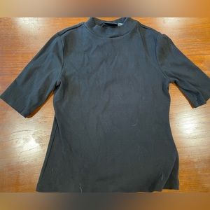 Black Maeve by Anthropologie Mock Neck